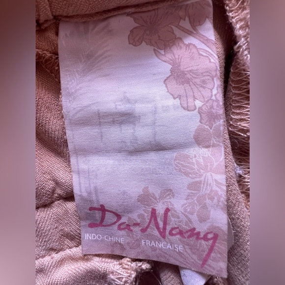 DA-NANG Cargo Pants 100% Silk Full Length Vintage Pockets Elastic Waist/ankle XS - Picture 13 of 16